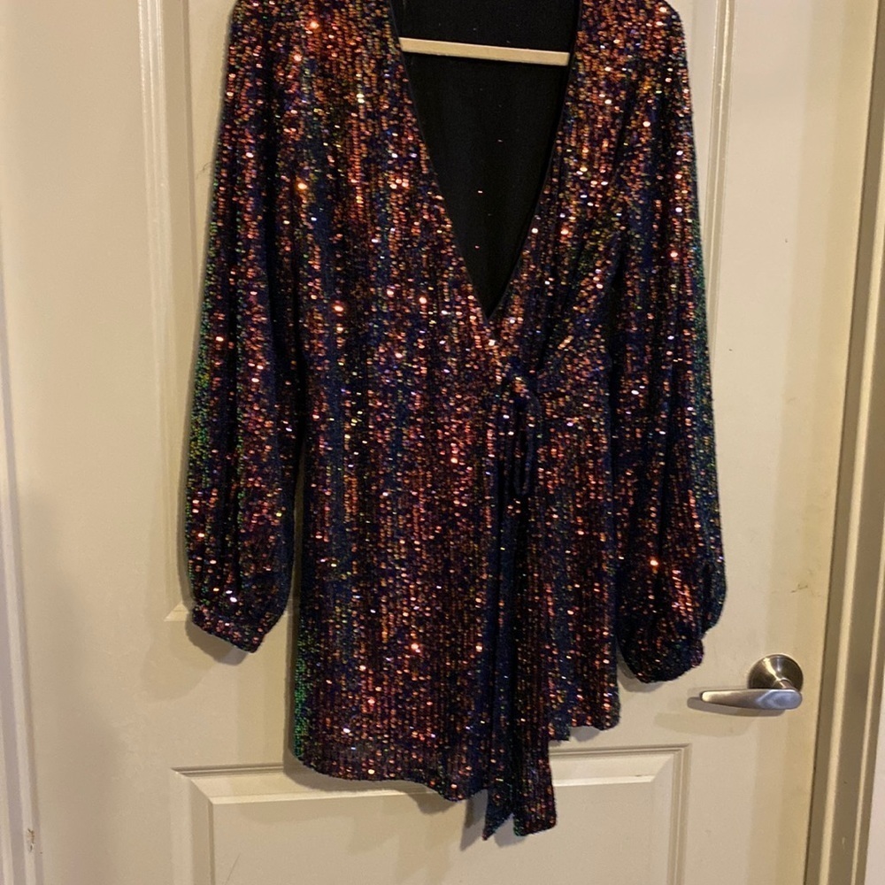 Altered State sequinned romper size Large